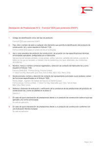DeclaraciÃ³n de Prestaciones No 5 â€“ Formica Â® EDS para exteriores (VIVIX Â® ) PDF (459.04 kb)