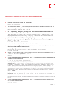 DeclaraciÃ³n de Prestaciones No 4 - Formica Â® EGF para exteriores PDF (460.96 kb)