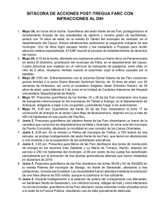 vea aquí el registro de la Defensoría del Pueblo de los ataques hechos por las Farc recientemente