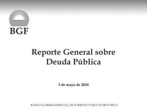 Public Debt Report - May 3, 2010