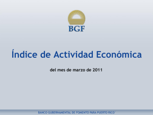 Índice de Actividad Económica del mes de marzo de 2011