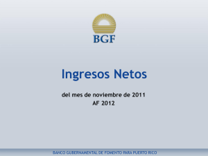 Ingresos Netos al Fondo General - nov. 2011