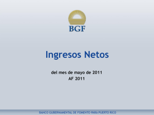 Ingresos Netos al Fondo General - mayo 2011