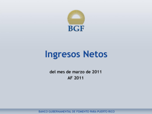 Ingresos Netos al Fondo General - mar. 2011