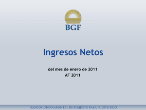 Ingresos Netos al Fondo General - ene. 2011
