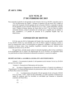 27 de febrero de 2015 - Ley N m. 25