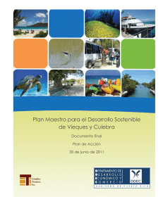 Plan Maestro Para el Desarrollo Sostenible de Vieques y Culebra (Spanish)