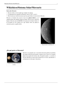 Wikichicos/Sistema Solar/Mercurio
