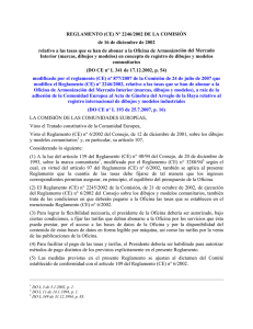 REGLAMENTO (CE) Nº 2246/2002 DE LA COMISIÓN