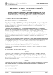 REGLAMENTO (CE) Nº 1367/95 DE LA COMISIÓN