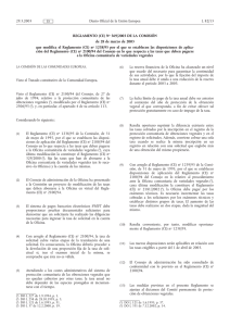 REGLAMENTO (CE) N 569/2003 DE LA COMISIÓN