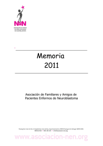 Memoria anual de actividades 2011