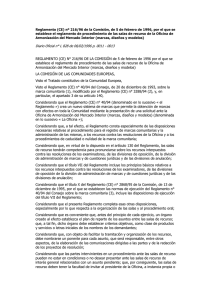 Reglamento (CE) nº 216/96 de la Comisión, de 5 de... establece el reglamento de procedimiento de las salas de recurso...