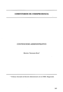 COMENTARIOS DE JURISPRUDENCIA CONTENCIOSO-ADMINISTRATIVO 265