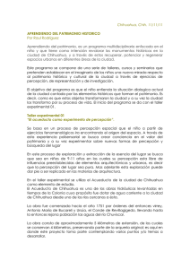 Chihuahua, Chih. 11/11/11  APRENDIENDO DEL PATRIMONIO HISTORICO Por Raul Rodr&iacute;guez