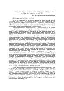 Unidad_2 Importancia delconocimiento de los procesos cognitivos de los animales en la medicina veterinaria.