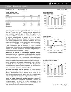 07/19/2016 CULTIBA: Preliminar CULTIBA 2T16E.