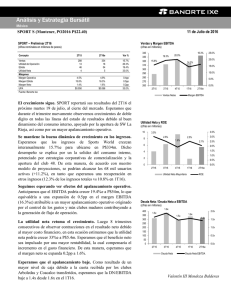 07/19/2016 SPORT: Preliminar SPORT 2T16E.