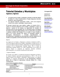 08/15/2013 Tutorial Estados y Municipios: Ingresos y Egresos.