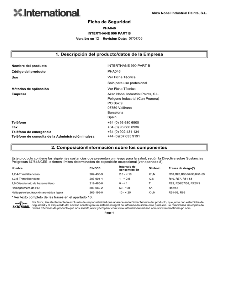 INTERTHANE 990 PART B