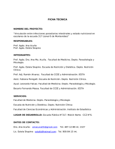 RESUMEN: Parasitosis y nutrición. Ana Acuña (.pdf)