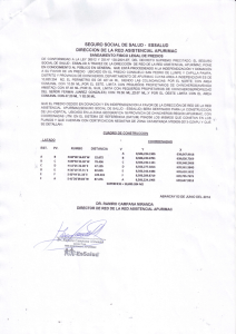 Saneamiento Físico Legal de Predios Red Asistencial Apurímac   05 06 2014.