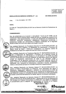 Incorporar en la Directiva 06-GG-essalud-2012, Normas para el Uso de Medicamentos No incluidos en el Petitorio Farmacológico de ESSALUD, tres (3) formatos complementarios que obran como anexos 3, 3A, y 4, los mismos que formar parte de la presente Resolución RGG 658-GG-ESSALUD-2012 (11/12/2012)