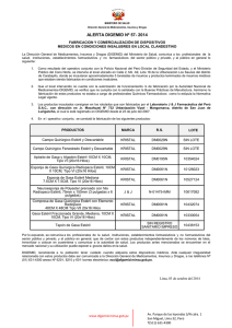 ALERTA_57-14 FABRICACION Y COMERCIALIZACION DE DISPOSITIVOS MEDICOS