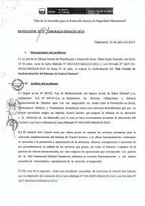Resolución Nº 164-D-RACAJ-ESSALUD-2013