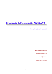 El Lenguaje de Programación AWK/GAWK