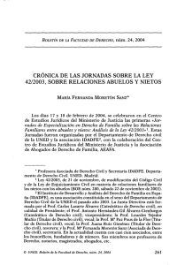 CRÓNICA DE LAS JORNADAS SOBRE LA LEY