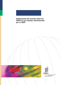 Implicaciones del acuerdo sobre los por la OMPI