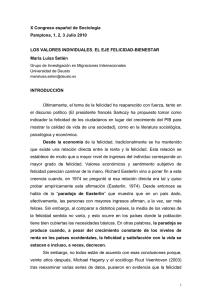 X Congreso español de Sociología Pamplona, 1, 2, 3 Julio 2010