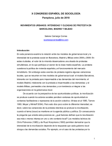 X CONGRESO ESPAÑOL DE SOCIOLOGÍA Pamplona, julio de 2010