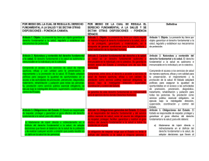 Reforma Salud Proyecto Estatutario Definitivo Conjuntas Junio 05 de 2013
