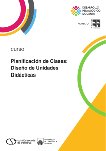 curso Planificación de Clases: Diseño de Unidades Didácticas