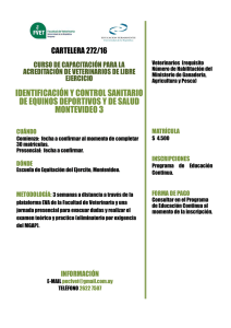 Identificación y Control Sanitario de Equinos Deportivos y de Salud - Montevideo 3
