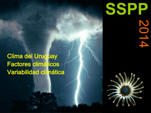 SSPP 2014  Clima del Uruguay