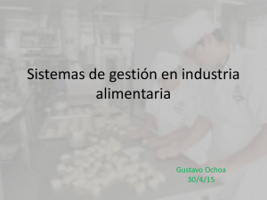 3. Auditorias y gestión de calidad de empresas y laboratorios. Ing. Qco. Gustavo Ochoa.