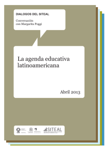 La agenda educativa latinoamericana. Conversaci n con Margarita Poggi.