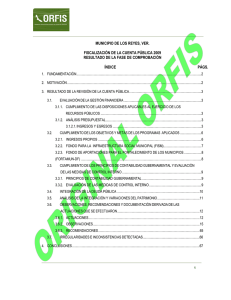 MUNICIPIO DE LOS REYES, VER.  FISCALIZACIÓN DE LA CUENTA PÚBLICA 2009