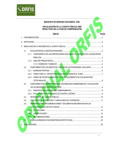 MUNICIPIO DE MARIANO ESCOBEDO, VER.  FISCALIZACIÓN DE LA CUENTA PÚBLICA 2009