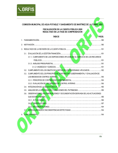 Comisi n Municipal de Agua y Saneamiento de Mart nez de la Torre, Ver.