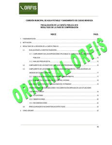 Comisi n Municipal de Agua Potable y Saneamiento de Ciudad Mendoza