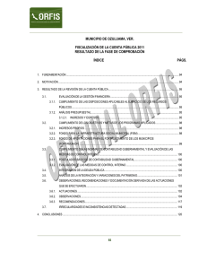 MUNICIPIO DE OZULUAMA, VER.  FISCALIZACIÓN DE LA CUENTA PÚBLICA 2011