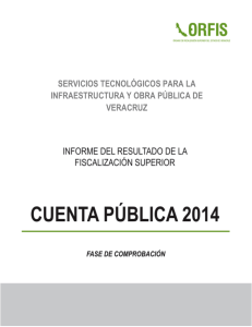 Servicios Tecnológicos para la Infraestructura y Obra Pública de Ver.