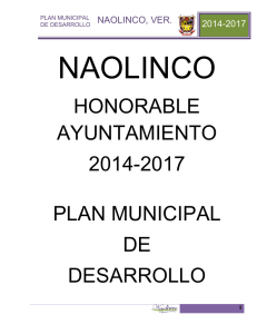 NAOLINCO HONORABLE AYUNTAMIENTO 2014-2017