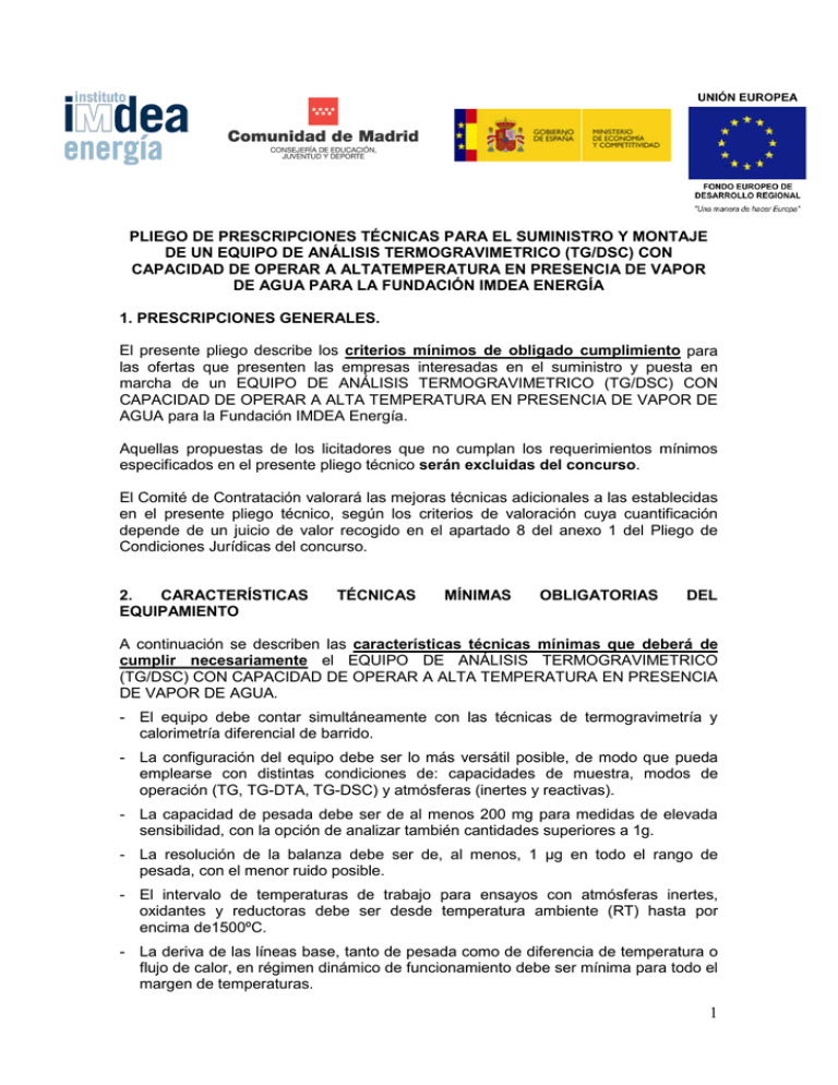 Pliego T cnico Termobalanza 56 KB pdf 