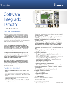 Director Integrated Software Data Sheet (Spanish)