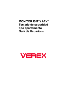 Monitor XL 4 Zone LCD Suite Module User Guide (Spanish)